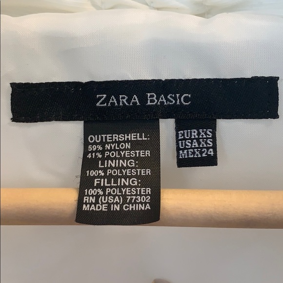 Zara Basic white Jacket - Picture 7 of 7